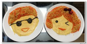 boy & girl(egg,noodle,carrot,nori).JPG