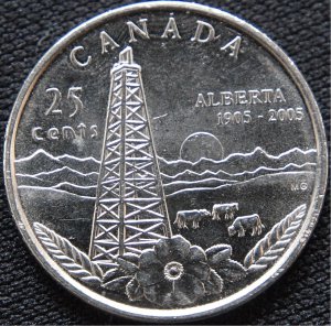 Quarter-2005-01-Centennial of Alberta joining Canada.jpg