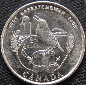 Quarter-2005-02-Centennial of Saskatchewan joining Canada.jpg